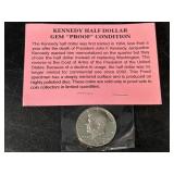 Kennedy Half Dollar Gem ï¿½Proofï¿½ Condition