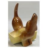 Vintage MCM Ceramic Dachshund Weiner Dog Dresser