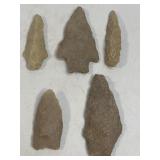 Original Early American Indian Artifacts As
