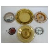 Assorted Ashtrays As Pictured