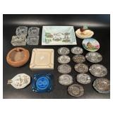 Assorted Ashtrays As Pictured Including Japan,