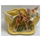 Vintage Bambi Ceramic Planter 8.5ï¿½ Wide