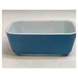 Vintage Midcentury Pyrex Blue Refrigerator Dish