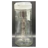 Vintage Anchor Hocking Tang Glass Pitcher White