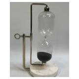 Hour Glass 15 Minute Timer with Marble Base