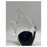 Murano Style Art Glass Angelfish Paperweight