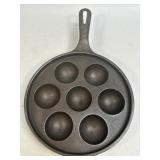 Vintage Griwold Cast Iron Aebleskiver Danish Cake