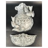 Vintage 2 Piece Ardco Bird Wall Decor Made in
