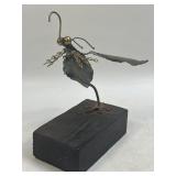 Vintage Mid Century Brutalist Torch Cut Insect