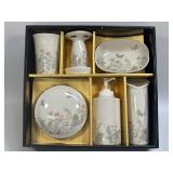 6 PC Vintage Bath Room Set IOB Japan