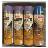 4 Cans Champion Sprayon Inverted Spray Paint As