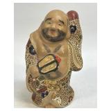 Vintage Signed Japanese Kutani Satsuma Hotei