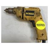 (T) DeWalt DW100 3/8ï¿½ Corded Drill Working