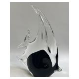 Murano Style Art Glass Angelfish Paperweight