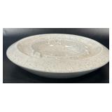 Vintage Cream Speckled MCM Ceramic Ashtray 6