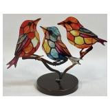 Bird Home Ornament Glass Color Handicraft