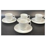 (T) Vintage Toscany Fine China Demi Tasse Cups