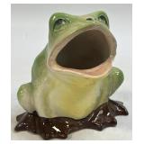 Vintage Ceramic Frog Planter 5.75ï¿½