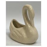Vintage Whimsical White Swan Ceramic White