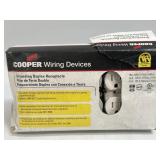 10 Pcs Cooper Wiring Devices Grounding Duplex