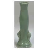 Vintage Brush McCoy Light Green Bud Vase Snail