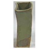Handmade Pottery Slab Vase Signed 6.75ï¿½