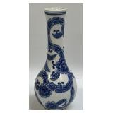 Vintage Chinoiserie Style Blue and White