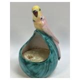 Vintage Parrot Love Bird Planter 7.25ï¿½ Tall