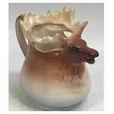 Vintage Royal Bayreuth Austria Moose Elk Creamer
