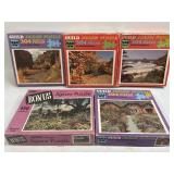 (T) 5 Whitman Puzzles As Pictured