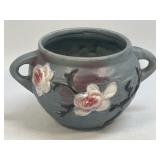 Roseville Art "Magnolia" Double Handled Blue Vase