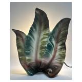 VINTAGE 1958 3 LEAF TV LAMP LANE & CO. POTTERY