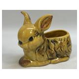 Vintage Relpo Ceramic Bunny Rabbit Planter Made