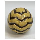 Ceramic Vintage Art Deco Decorative Ball Golden