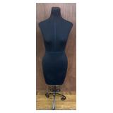(B) Female Dress Form Wheel Base Mannequin Statue