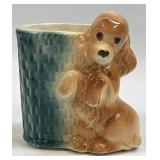 Vintage Royal Copley Cocker Spaniel Brown Dog