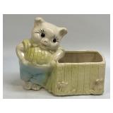 Vintage Hull Pottery Anthropomorphic Pig Piggy
