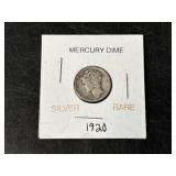 1920 Mercury Dime