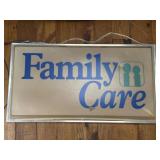 (B) Family Care Lighted Sign As Pictured 20ï¿½ X