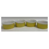 (T) Set of 4 Ramekin Dishes 4ï¿½ IOB