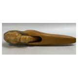 (T) Vintage Hand Carved Wooden Nutcracker 10ï¿½
