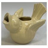 Vintage Yellow Shawnee Pottery Animal Planter