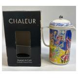 (T) Chaleur Ceramic French Press NOS