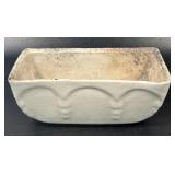 Vintage Hull Pottery Matte White Planter, Marked
