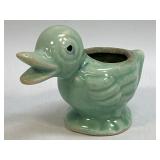 Vintage McCoy Pottery Pastel Green Duck Planter