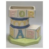 Vintage Reward Ceramic Baby Shower Gift Planter