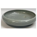 California Pottery - Glazed Green Planter Round