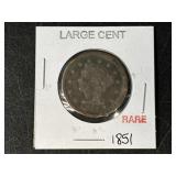 1851 Large Cent