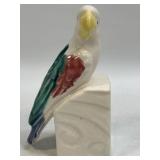 Vintage Love Bird Parrot Book end Planter Morton