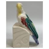 Vintage Love Bird Parrot Book end Planter Morton